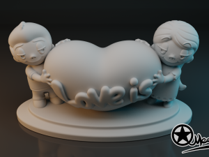love is 3D-printmodel