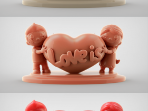 love is Modelo de impresión 3D