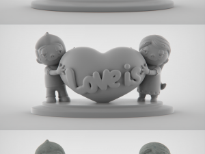 love is Modelo de impresión 3D