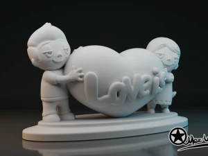 liefde is 3D printmodel