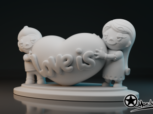 love is Modelo de impresión 3D