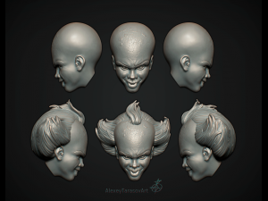 pennywise mask 3d-printable Modello di stampa 3D