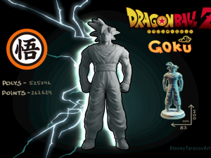 goku dragon ball z 3D-printmodel