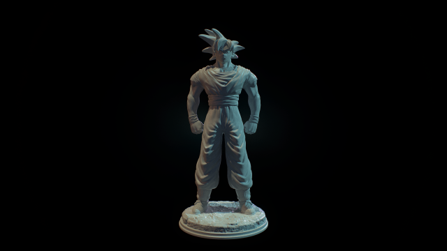 Goku the 3D printed articulated action figure, 3D models download
