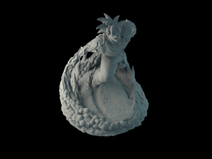 goku dragon ball z stand 3D Baskı Modeli