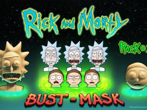 paquete de rick y morty1 Modelo de impresión 3D