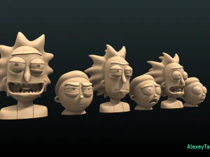 paquete de rick y morty1 Modelo de impresión 3D