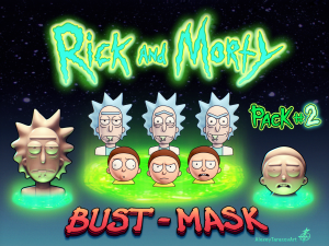 rick and morty pack2 3D-printmodel
