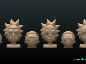 rick and morty pack2 3D Print Model