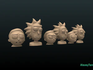 rick and morty pack2 3D Print Model