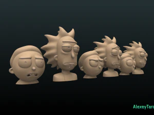 rick and morty pack2 3D Print Model