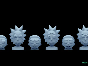 rick and morty pack2 3D Print Model