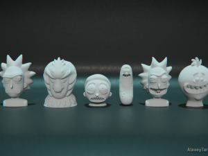 rick and morty pack3 3D 打印模型