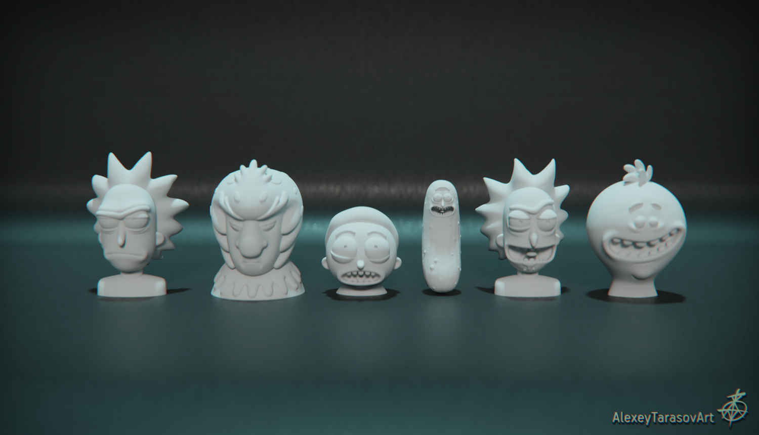 Rick And Morty Pack3 3d Model In Sculpture 3dexport