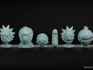 rick and morty pack3 3D 打印模型