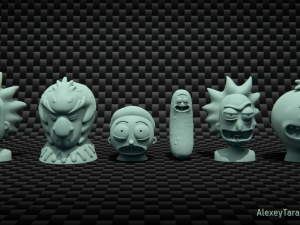rick and morty pack3 3D 打印模型