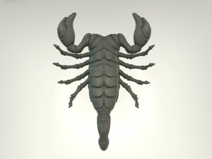 scorpion 3D-printmodel