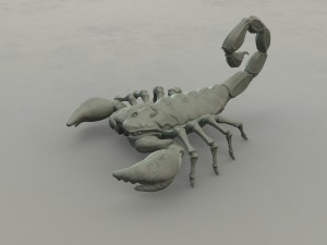 scorpion 3Dプリントモデル