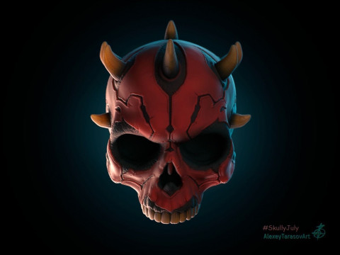 Darth Maul Skull for 3d printing 3D Druckmodell
