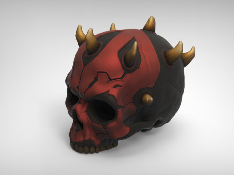 Darth Maul Skull for 3d printing Model do druku 3D