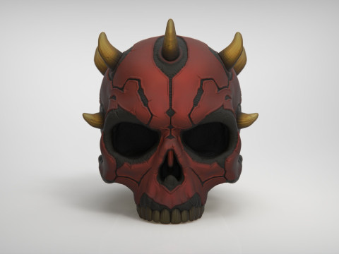 Darth Maul Skull for 3d printing Model do druku 3D