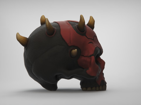 Darth Maul Skull for 3d printing Model do druku 3D