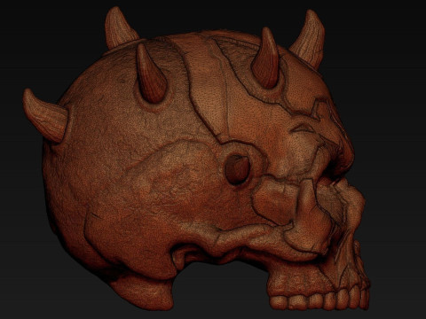 Darth Maul Skull for 3d printing Model do druku 3D