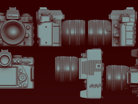 NIKON camera for 3d printing 3D printmodel