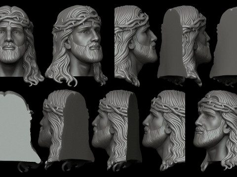Jesus Christ head for 3d printing 3D Принт Модель