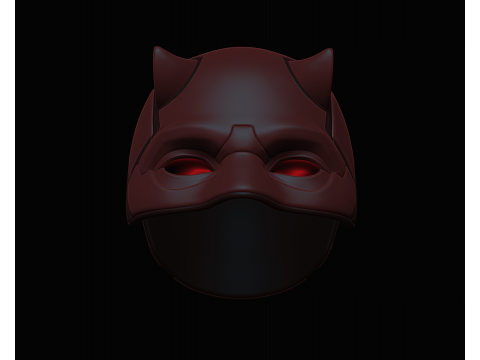 Daredevil mask for 3d printing 3Dプリントモデル