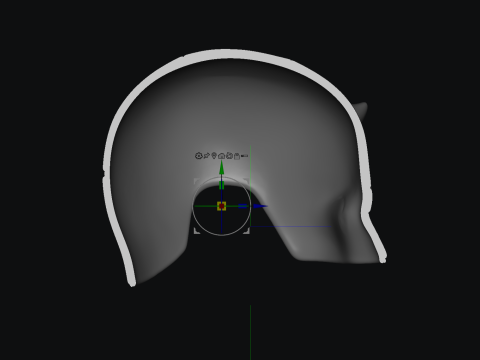Daredevil mask for 3d printing 3Dプリントモデル