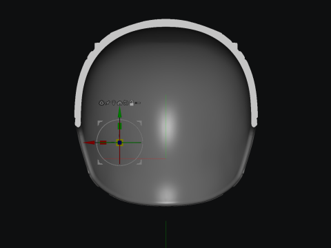 Daredevil mask for 3d printing 3Dプリントモデル