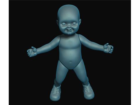 Chucky separated doll 6 Six parts and Boots 3D Принт Модель