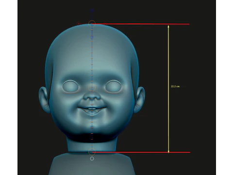 Chucky separated doll 6 Six parts and Boots 3D Print Model
