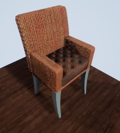 chair with texture Modelo 3D .c4d .max .obj .3ds .fbx .stl .blend 