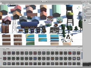 pack 116 models for farm low poly unityasset 3D Model