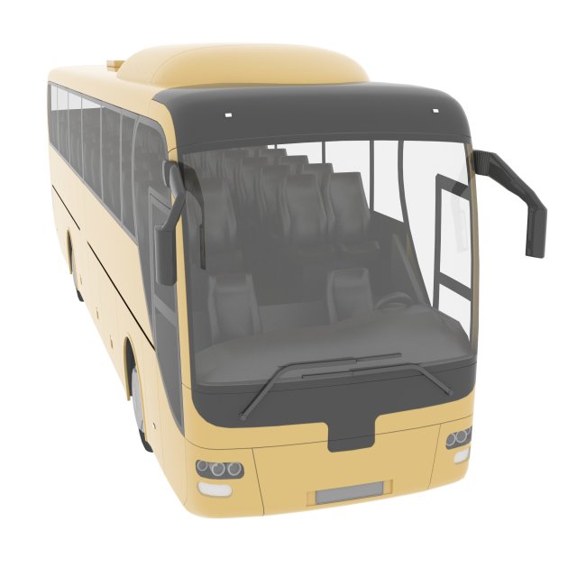 bus 3D Модель .c4d .max .obj .3ds .fbx .stl .blend 