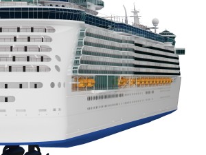 cruise ship Modelo 3D