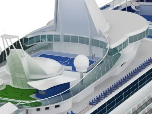 cruise ship 3D Model