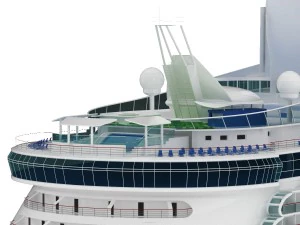cruise ship 3D Model
