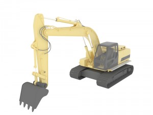 excavator 3D 모델