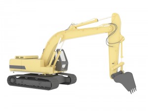 excavator Modèle 3D