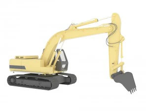 excavator 3D Model