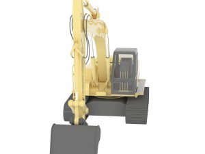 excavator Modèle 3D