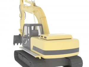 excavator Modèle 3D