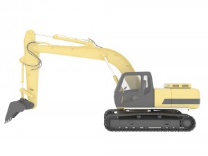 excavator Modèle 3D