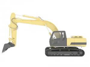 excavator 3D Model