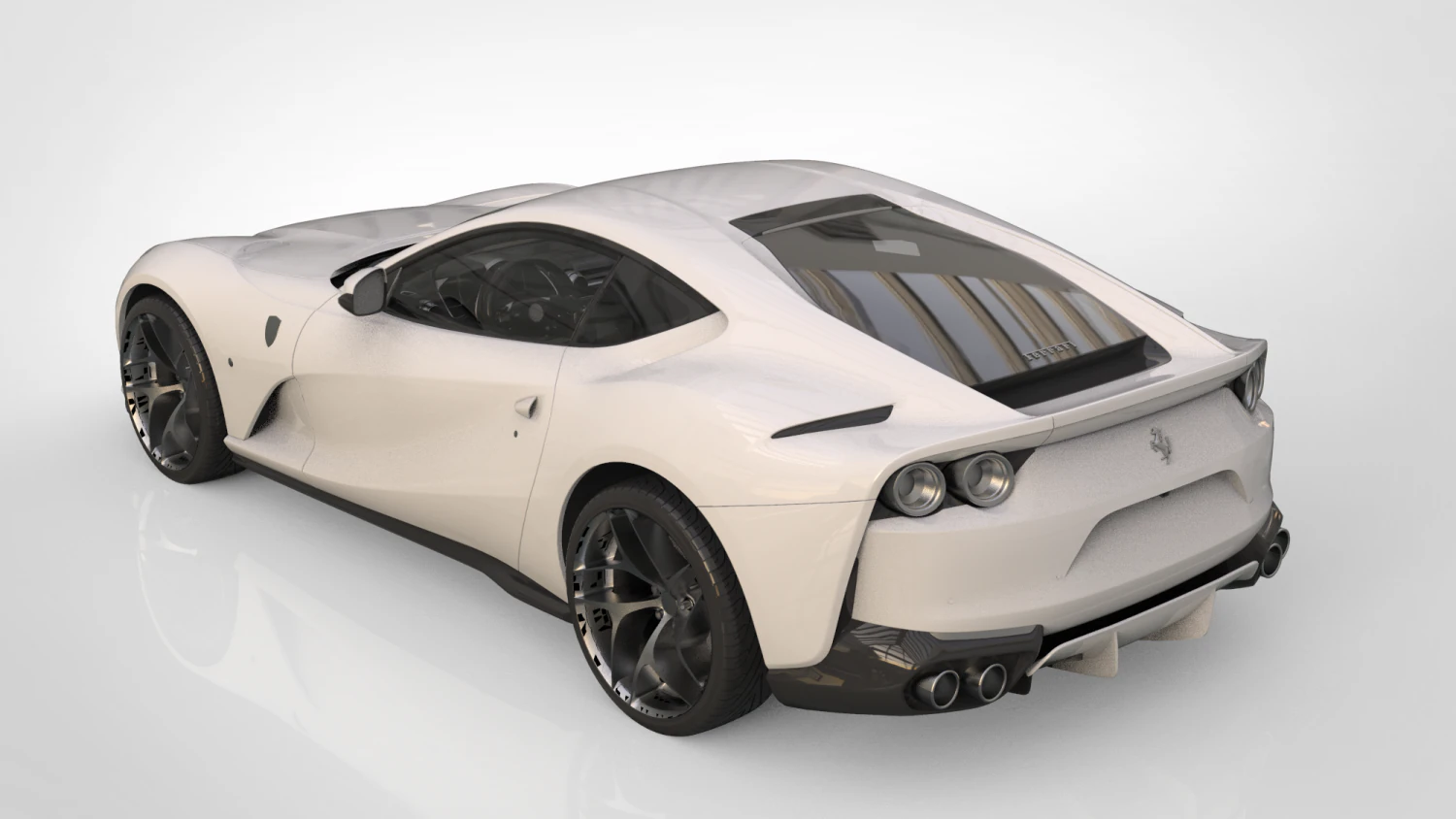 ferrari 820 3D Model .c4d .max .obj .3ds .fbx .stl .blend 
