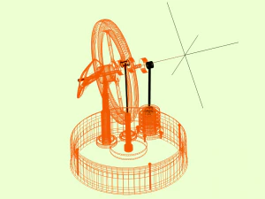 motor Stirling Modelo 3D