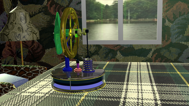 stirling engine Modelo 3D .c4d .max .obj .3ds .fbx .stl .blend 